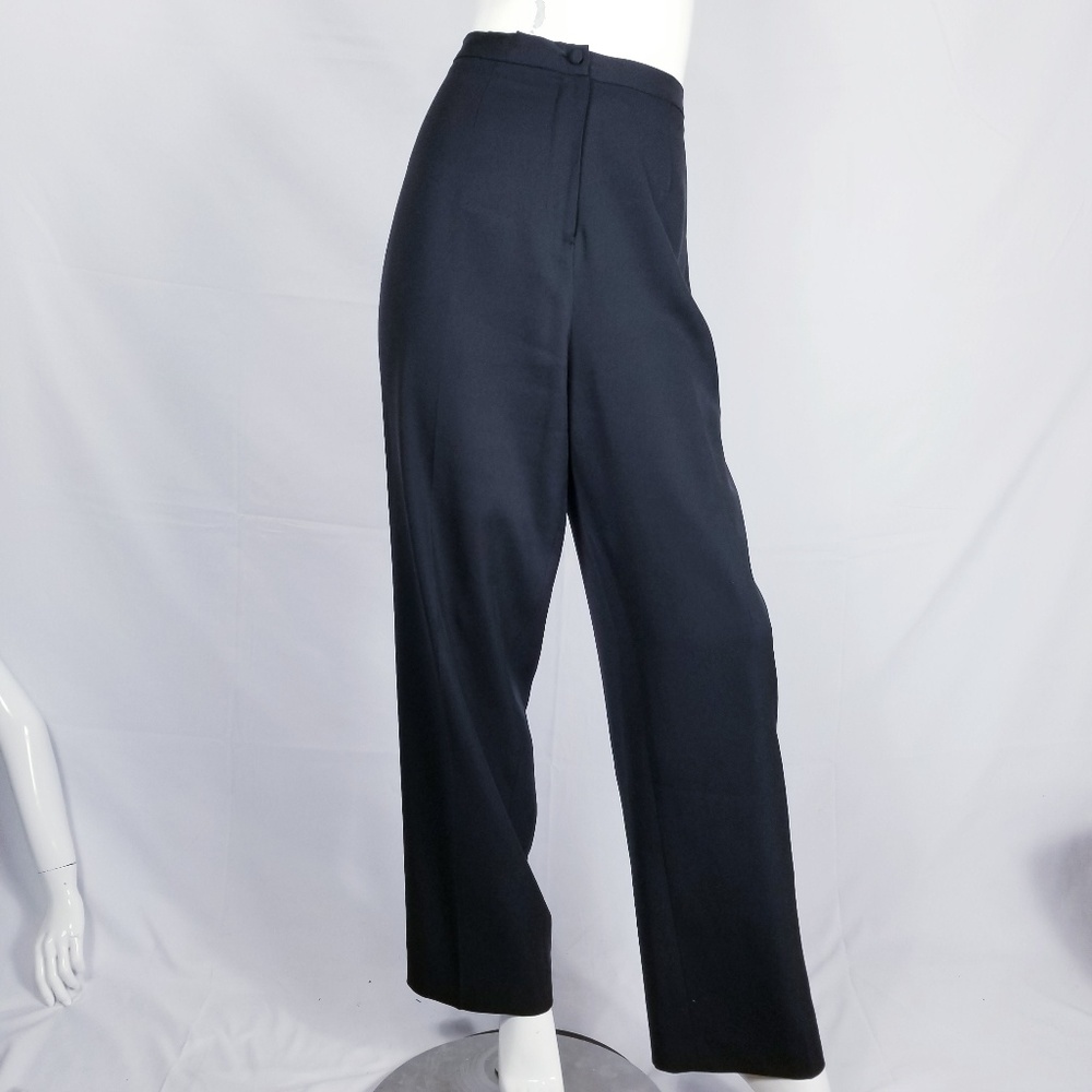 Mary McFadden Collection Slacks Pants Black Sz 14